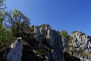 22 Usciti dal bosco rocce e panorama